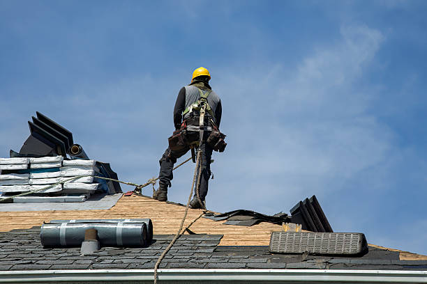 Professional Flat Roof Repair technician working in Grant, CO